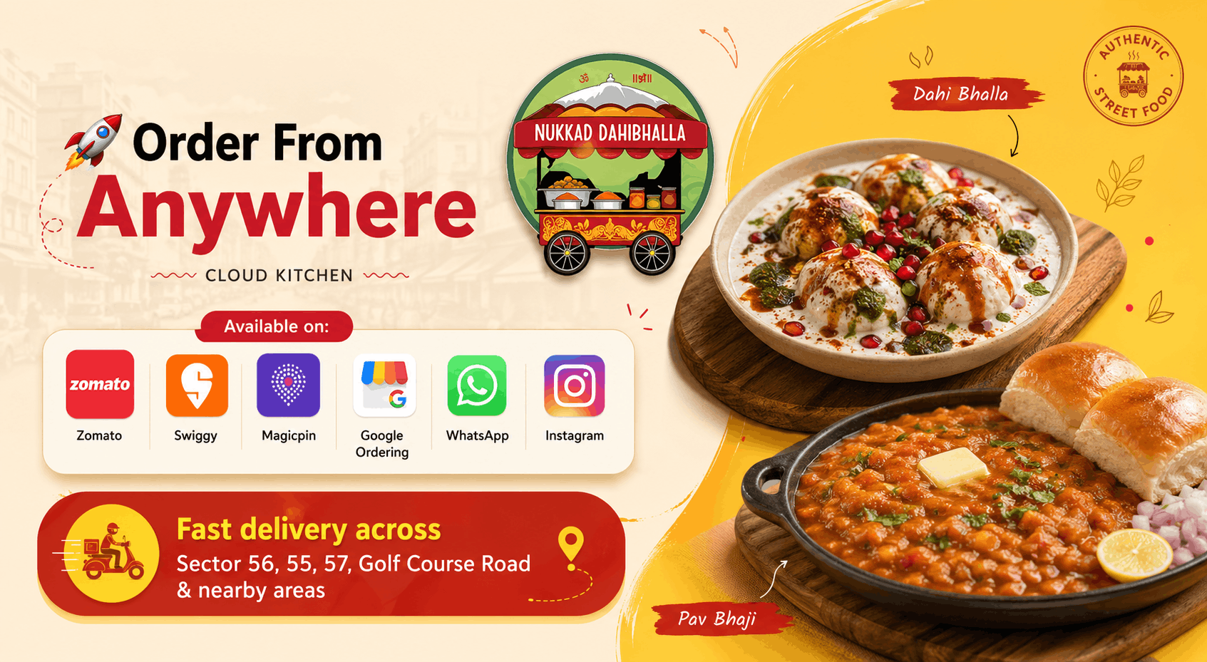 Best street food in Sector 56 Gurugram, amazing taste.