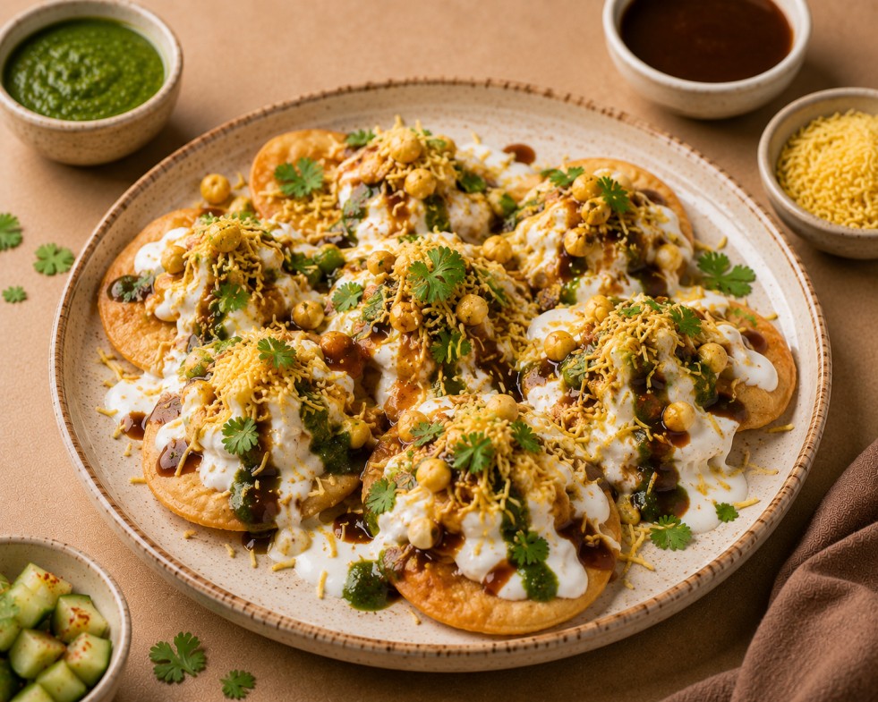 Famous papdichaat of nukkad dahbhalla in sector 56